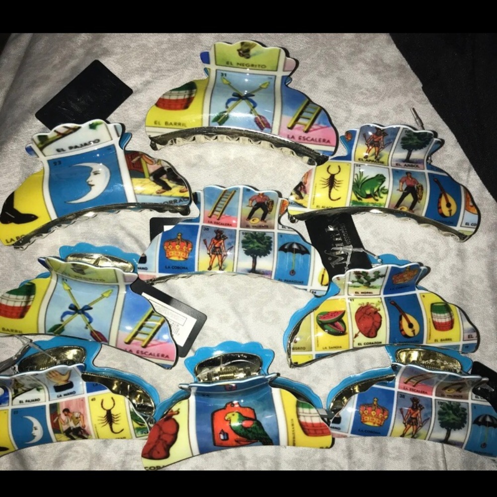 Loteria Hair Clips